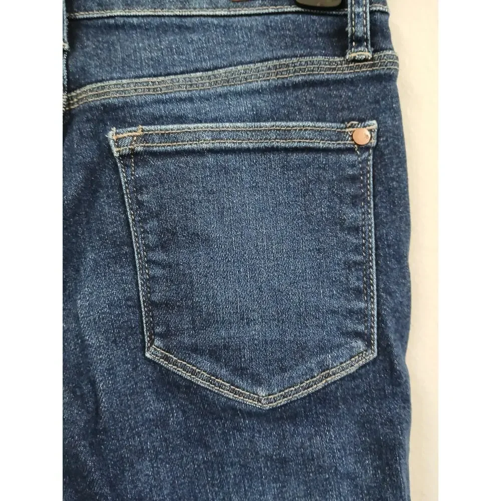 Judy Blue High-Rise Cropped Straight Leg Jeans size 5/27 - Picture 6 of 10